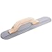 MARSHALLTOWN Round End Magnesium Hand Float, 12 Inch x 3-1/8 Inch, Standard Wooden Handle, Eliminates Float Marks, Provides Smooth Finish, Made in the USA, Concrete Float, 141