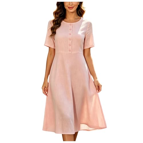 Robe rose femme été débardeur contre la chaleur : fluide et aérée