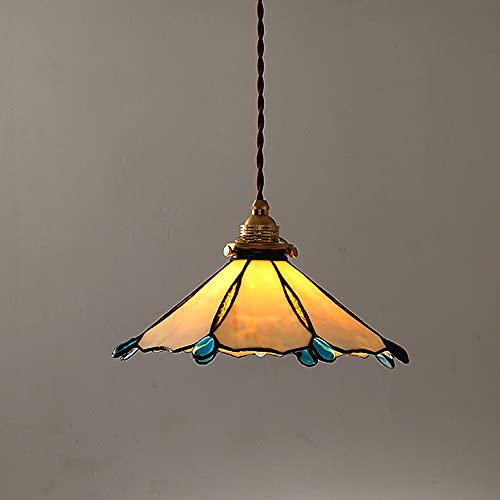 Lustre en verre pour cuisine et salon au design rétro chic