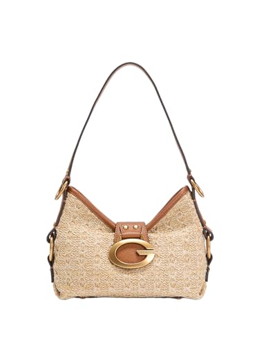Guess Borsa A Tracolla Camden Mini Shoulder Bag Natural/Cognac Beige
