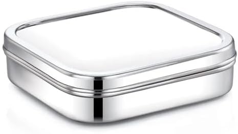 Stainless Steel Multi-Purpose Square Storage Container 1 piece Capacity- 600ml