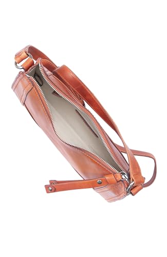 Image of Frye Women's Melissa Zip Crossbody Bag, Stylish Handbag with Adjustable Strap & Pockets