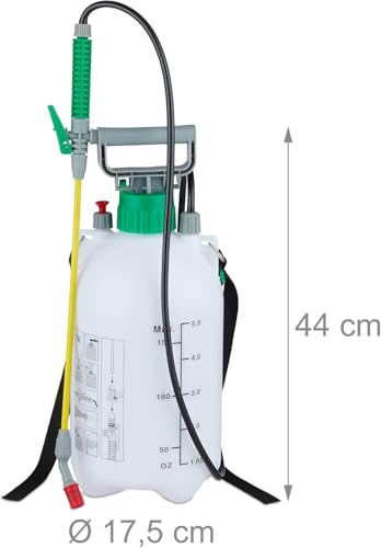 Vencier 5L Garden Pressure Sprayer – Multi-Purpose Pump Action Spray Bottle for Weed Killer, Fertilizer, Pesticides & Water – Adjustable Nozzle, Safety Valve & Shoulder Strap – Ideal for Lawn, Plants 3 Vencier 5L Garden Pressure Sprayer – Multi-Purpose Pump Action Spray Bottle for Weed Killer, Fertilizer, Pesticides & Water – Adjustable Nozzle, Safety Valve & Shoulder Strap – Ideal for Lawn, Plants - Image 3