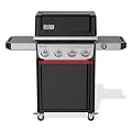 Weber Spirit® EX?425C Smart Gas Grill (Liquid Propane) for Outdoor Cooking, 4 Burners with 2 Boost Burners – Wi?Fi Enabled Grill, Porcelain-Enameled Cast-Iron Grates, Sear Zone & Weber Connect