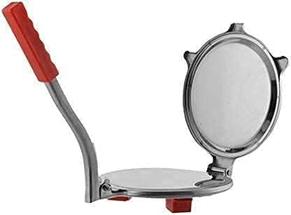 Image of Stainless Steel Puri Maker Press Machine with Handle, Manual Stainless Steel Roti Press, Papad /Khakhra /Chapati Maker (Pack of 1 | Multicolor)