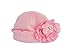 Ever Fairy 3 Pcs Baby Hospital Hat Infant Baby Hat Cap with Big Bow Soft Cute Knot Nursery Beanie (2 Colors Pack)