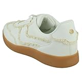 Ladies Elle Sport Trainers with Lace Detailing F7389 - White Microfibre - UK Size 4 - EU Size 37 - US Size 6 - Image 3