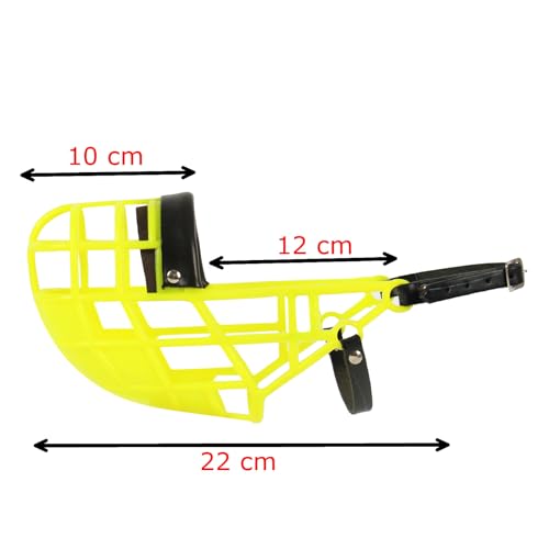 Don Pare 101 Windhund Maulkorb für lange Windhund-Schnauzen Greyhound Leicht & atmungsaktiv. Sicher für Gassi, Auslauf, Tierarzt & als Giftköderschutz. Robust & langlebig. Messanleitung beachten