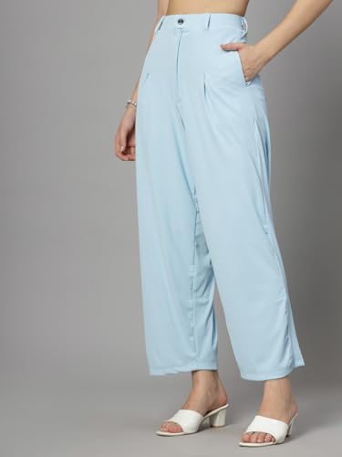 Image of UZARUS Women's Relax Fit Trouser 2 Pockets Baggy Pants