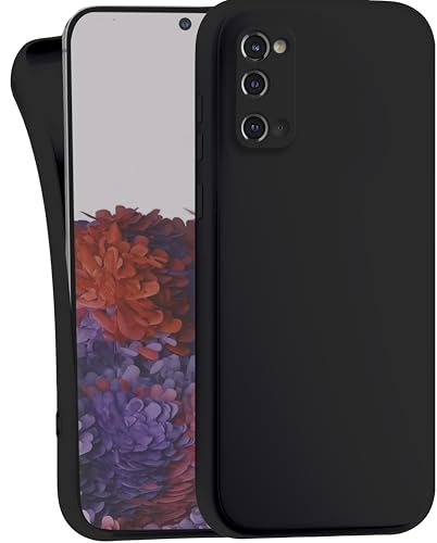 MyGadget etui kompatybilne z Samsung Galaxy S20 - wytrzymałe etui TPU Case Slim silikonowe etui - Pokrowiec ochronny odporny na zarysowania - Matowe Czarny