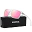 A06-translucent Frame/Silver Metal/Pink Lens A06-translucent Frame/Silver Metal/Pink Lens