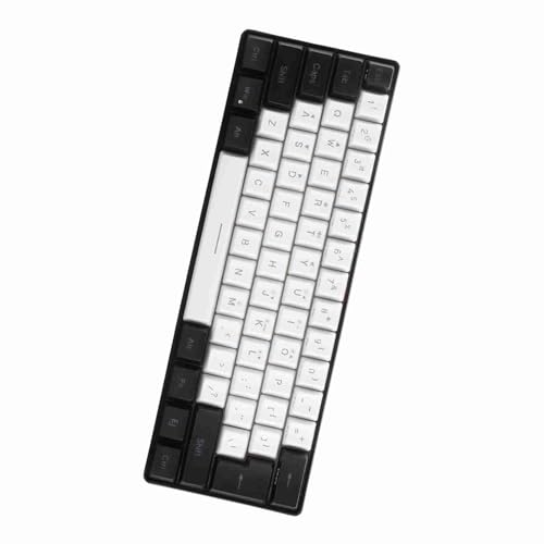 Clavier de jeu rétroéclairé RVB compact 60% blanc noir Irfora - 4