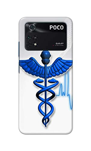 Image of Printed Hard Back Cover Case for Mi Poco M4 Pro 4G Back Cover (Medical Doctor) -1803