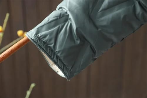 Chic Khaki Women’s Spring Winter Lightweight Puffer Jacket – Large, Perfect for Layering! - Image 5