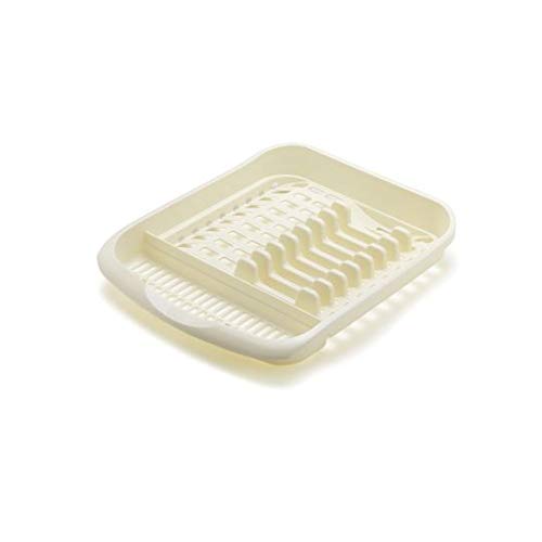 Addis Large Kitchen Sink Dish Drainer Plate Rack Holder Plastic Cutlery Storage (Cream)