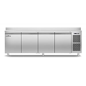 Table Réfrigérée Positive PASTRY 4 Portes avec Groupe Logé – 825 Litres – Profondeur 800 – Coldline