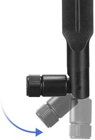 Miniatura 4 de Paquete de 2 antenas 4G LTE 10dBi SMA macho (pin interior antena celular para 4G LTE Router CPE inalámbrico Hotspot Cellular Gateway Industrial IoT