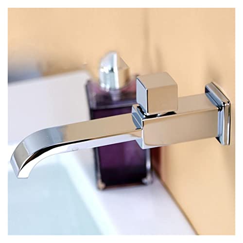 Robinet de vadrouille argenté avec bec cascade géométrique épuré - 2