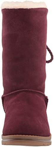 MUK LUKS Women's Ziggy Rodeo Boots Fashion, Bordeaux, 9.5 | Image 1