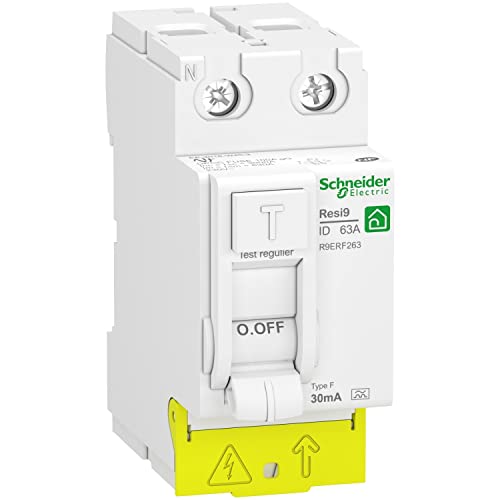 Interrupteur différentiel 63A 30mA Schneider R9PRF263 immunisé contre les coupures de courant