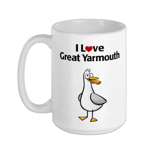 I Love Great Yarmouth Ceramic Mug, White, 15oz
