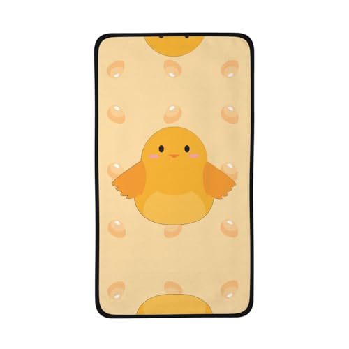 WZYCWB Cartoon Chick Printed Quick-Drying Towel - 16x28 inch Absorbent Sports Towel, Suitable for Travel, Gym, Outdoor Camping, etc.