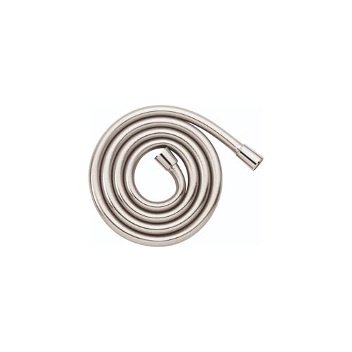 Image of Hansgrohe 28274830 Techniflex B Hose, 80-Inch, Polished Nickel