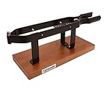 soporte jamonero para jamon deshuesado ✅ El jamonero tiene un sistema muy sencillo pero a la misma vez muy eficaz de presión mediante tijera . El jamonero viene con 4 patas antideslizantes para una mayor firmeza y estabilidad.