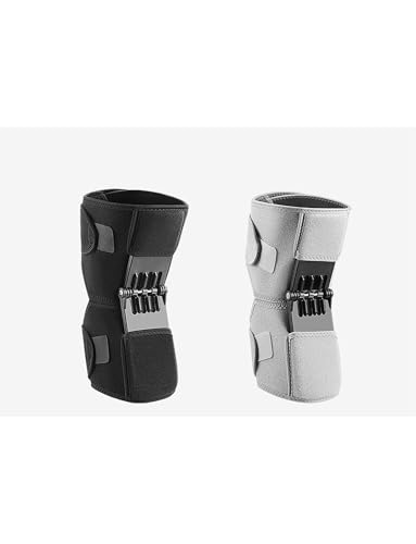 Genérico Rodillera deportiva, estabilizador de articulaciones, soporte reductor de presión, alivio del dolor for deportes, sentadillas, uso diario(Grey)