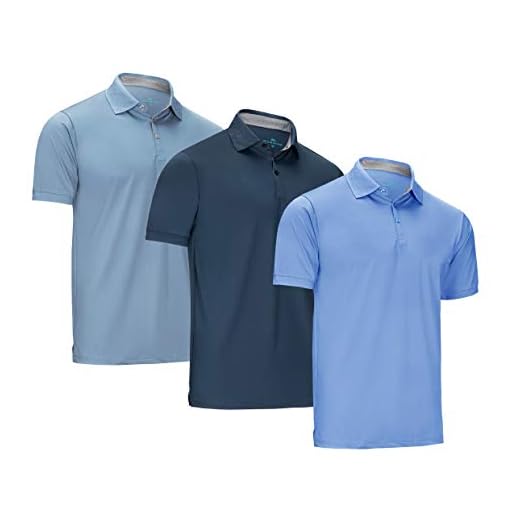 Mio Marino Polo Shirts for Men (3 Pack)