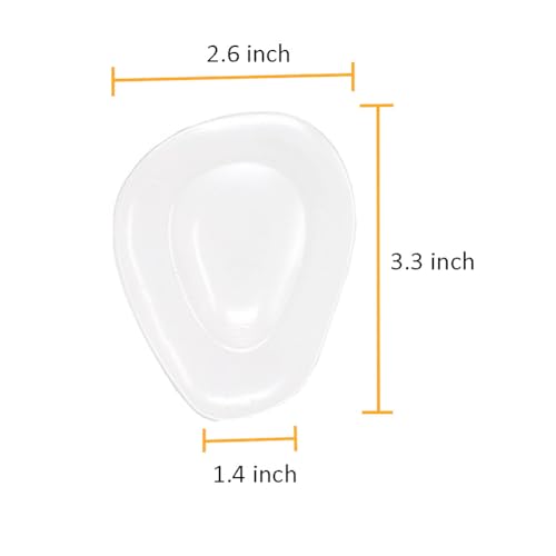 Image of Metatarsal Pads Ball of Foot Cushions Gel Forefoot Pads Adhesive Shoe Inserts for Heels Flats Boots Sneakers Universal Fit for Men Women 5 Pairs (One Size Fits All, Count, 10)