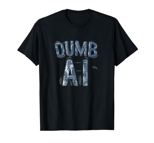 Dumb AI Logo Costume for Man and Woman T-Shirt, Men, Black, Small