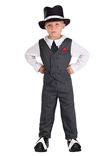 Disfraz Gangster Halloween para Niños Pequeños 4T miniatura 1