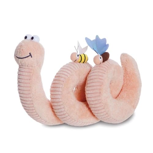 Superworm Figura de Peluche Aurora coleccionable y flexible color melocotón