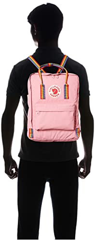 Image of Fjallraven Kanken Rainbow Pink /Rainbow Pattern One Size