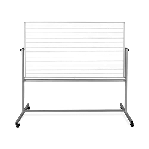 LUXOR MB7248MW 72 x 48 Mobile Whiteboard/Whiteboard image 5