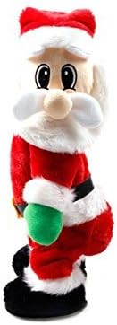 Newhui Crazy Twisted Wiggle Hip Electric Santa Claus Singing and Dancing Chrismas Toy