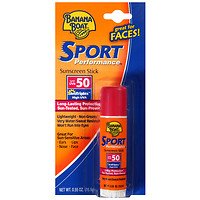 Banana Boat Sport Sunblock Stick SPF 50, .55 oz Pack of 2