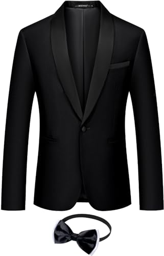 MAGE MALE Mens Tuxedo Jacket Shawl Lapel Suit Jacket Slim Fit Blazer Jacket for Dinner,Prom,Wedding2