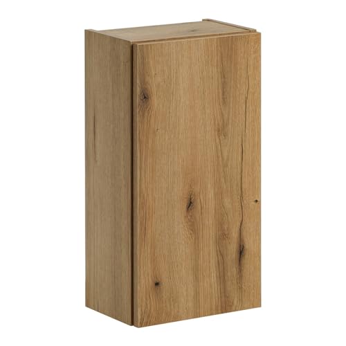 Lomadox Badezimmer Hängeschrank 30cm, Eiche