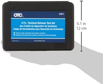 OTC 4461 6-Piece Automotive Terminal Release Tool Set with Case
