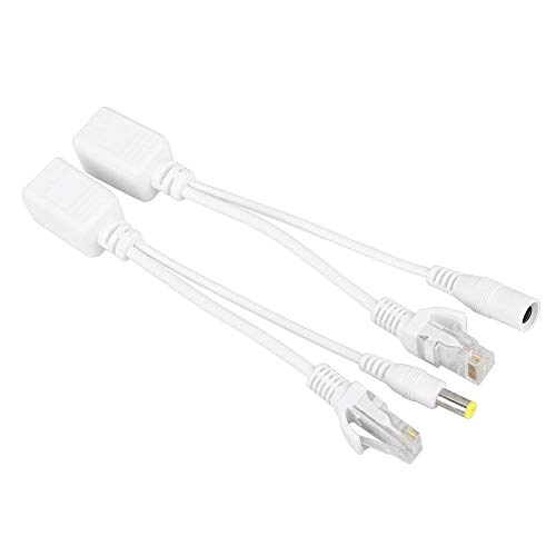 10 pares de cables Poe Rj45 para cámaras de red, adaptador inyectores y splitter Power Over Ethernet DC 12 V. miniatura 2
