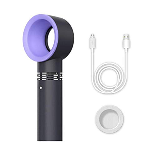 ZHONGLI Zero 9 USB Rechargeable Portable Bladeless Fan Handheld Mini Cooler No Leaf