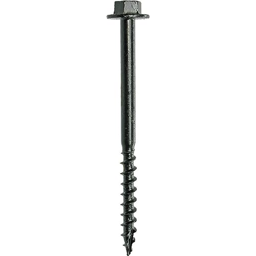 Grip-Rite GRSSHW921225 #9 x 2-1/2" Tornillo estructural con cabezal Hexagonal de doble accionamiento, 25 unidades miniatura 5