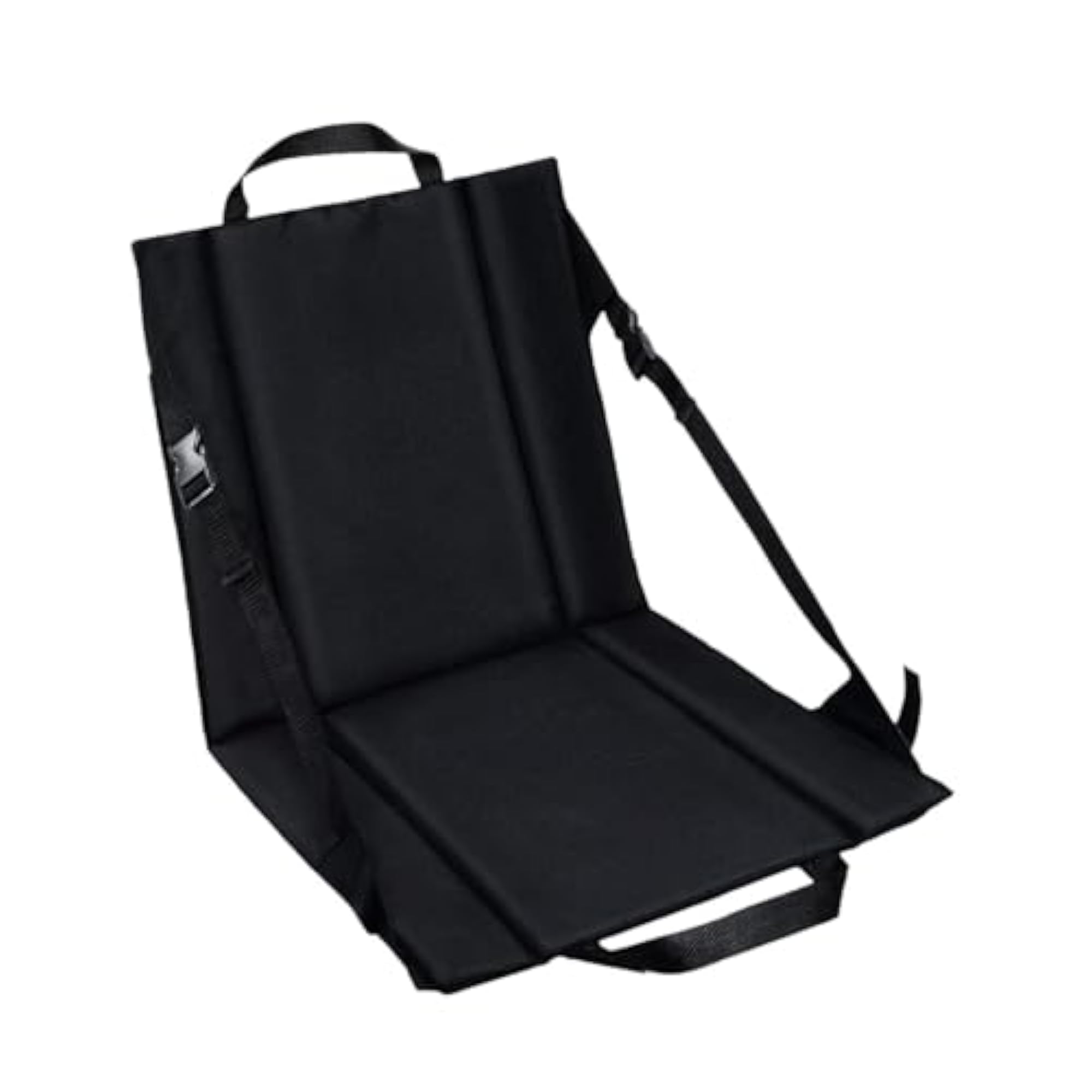Adjustable Strap Stadium Seat Cushion with Back Support