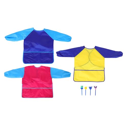 Bata impermeable para artistas infantiles delantal YARNOW