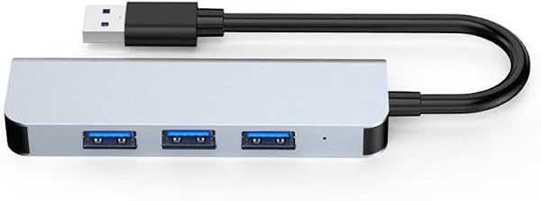 WODHAZNC TypeC to Splitter 3.0 Docking Station 4-in-1 for Laptop Converters - 1