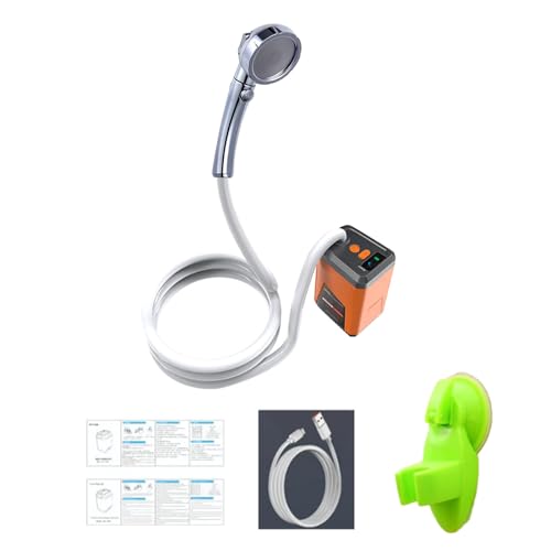 Pompe de douche électrique rechargeable pour douche extérieure de camping - 4