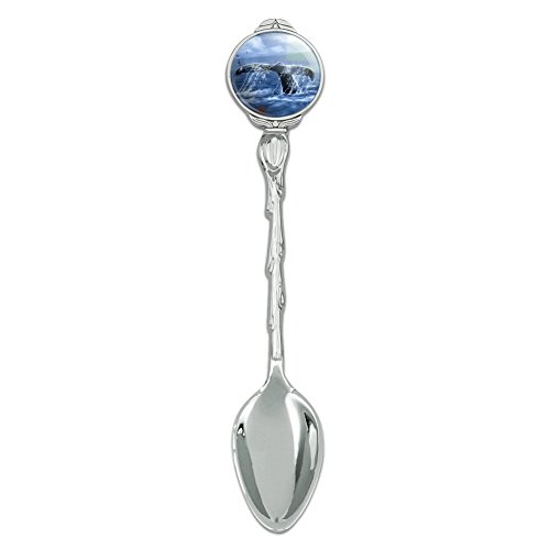 Whale Tail Ocean Novelty Collectible Demitasse Tea Coffee Spoon