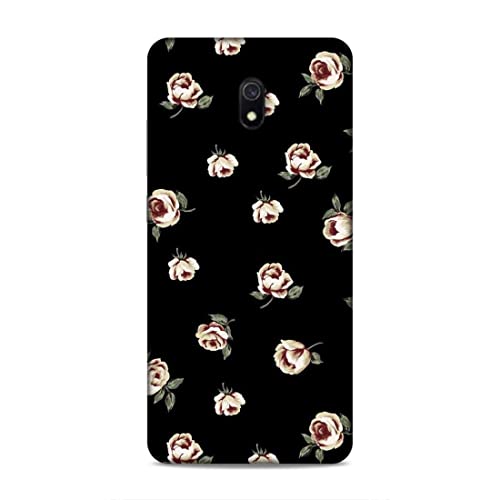 Image of Printed Mobile Back Hard Case Cover for Xiaomi Redmi 8A | Multi Roses, Black Background, A-2183
